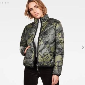 G-Star Raw Reversible Whistler Padded Camo Bomber Jacket